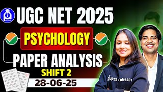 UGC NET 2025 | UGC NET PSYCHOLOGY PAPER ANALYSIS SHIFT - 2 || @DrLokeshBali