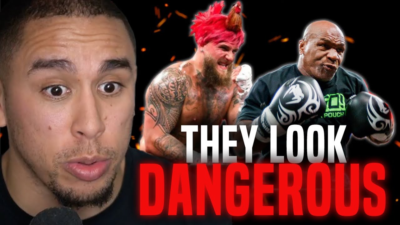 Reacting to Jake Paul vs Mike Tyson OPEN WORKOUT...Is Mike Tyson LOOKING OLD??