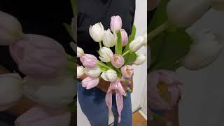 Sending You Tulip Kisses And Sunshine Wishes florist bouquet flowers wedding  buketbunga
