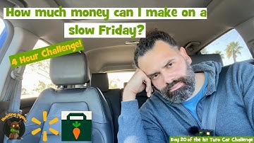 How much money can I make Multi-apping @Walmart Spark + @instacart in 3 hours? Challenge ride along!