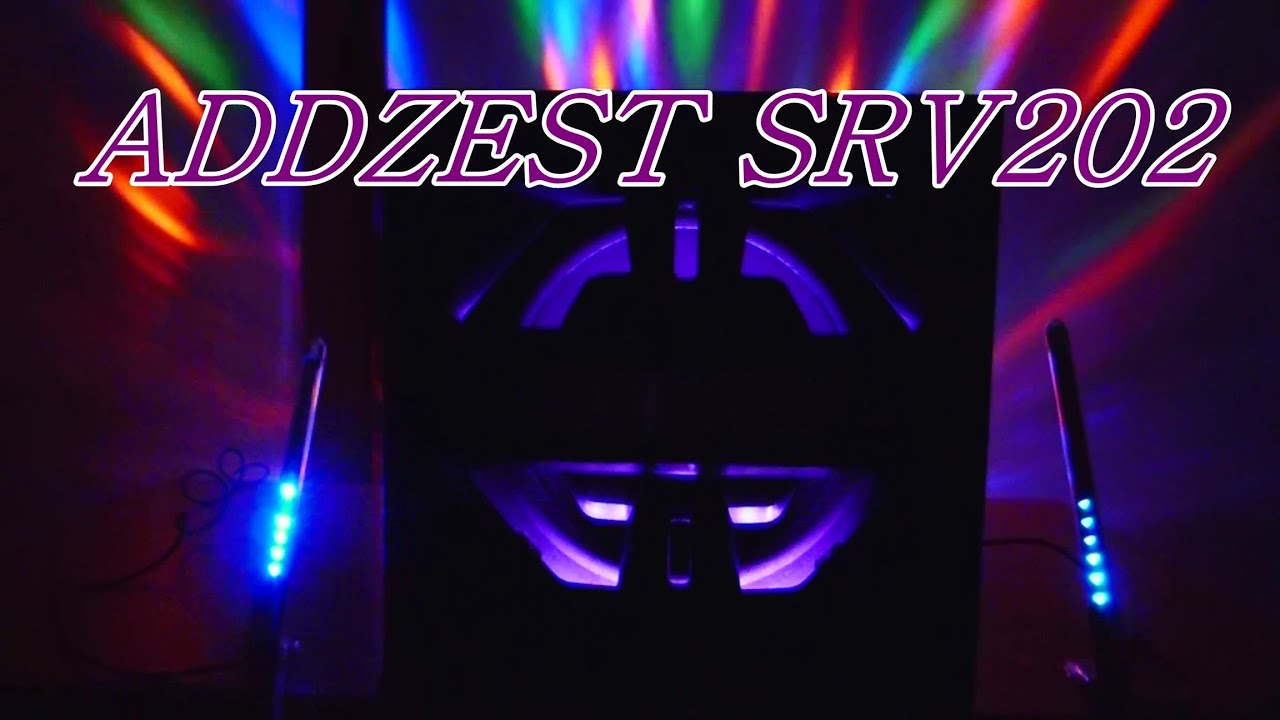 ADDZEST SRV202 サブウーハー デモ動画 (C. C. Catch Strangers By 