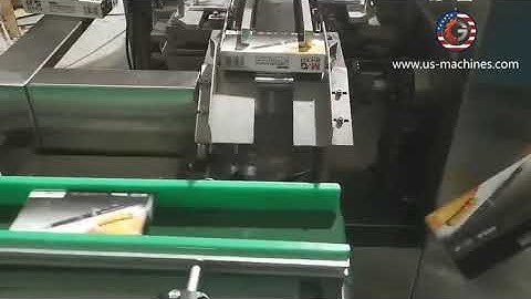 Pen pencil stationery tool horizontal type automatic cartoning machine case packing line
