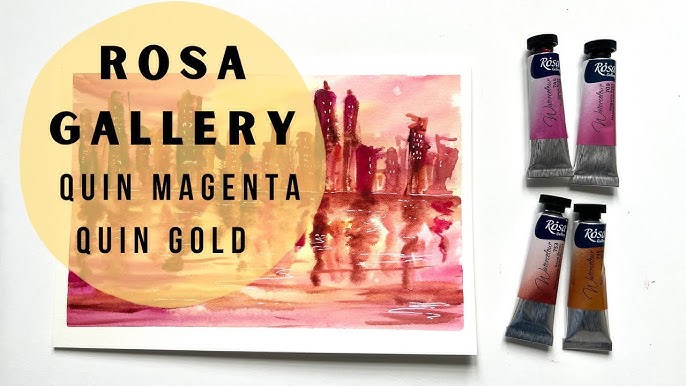 ROSA Gallery Watercolor Paint Set, Made in Ukraine, Premium Watercolor Kit  Designed in Collaboration with Professional Artists, Washable, Created with  High Lightfastness and Vibrant Pigments, 24 Count : : Arts & Crafts