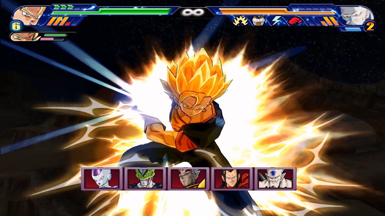 【TAS】Super Gogeta & Vegito VS Z & GT Villains | DBZ: Budokai Tenkaichi 3 HD (Combo Video)