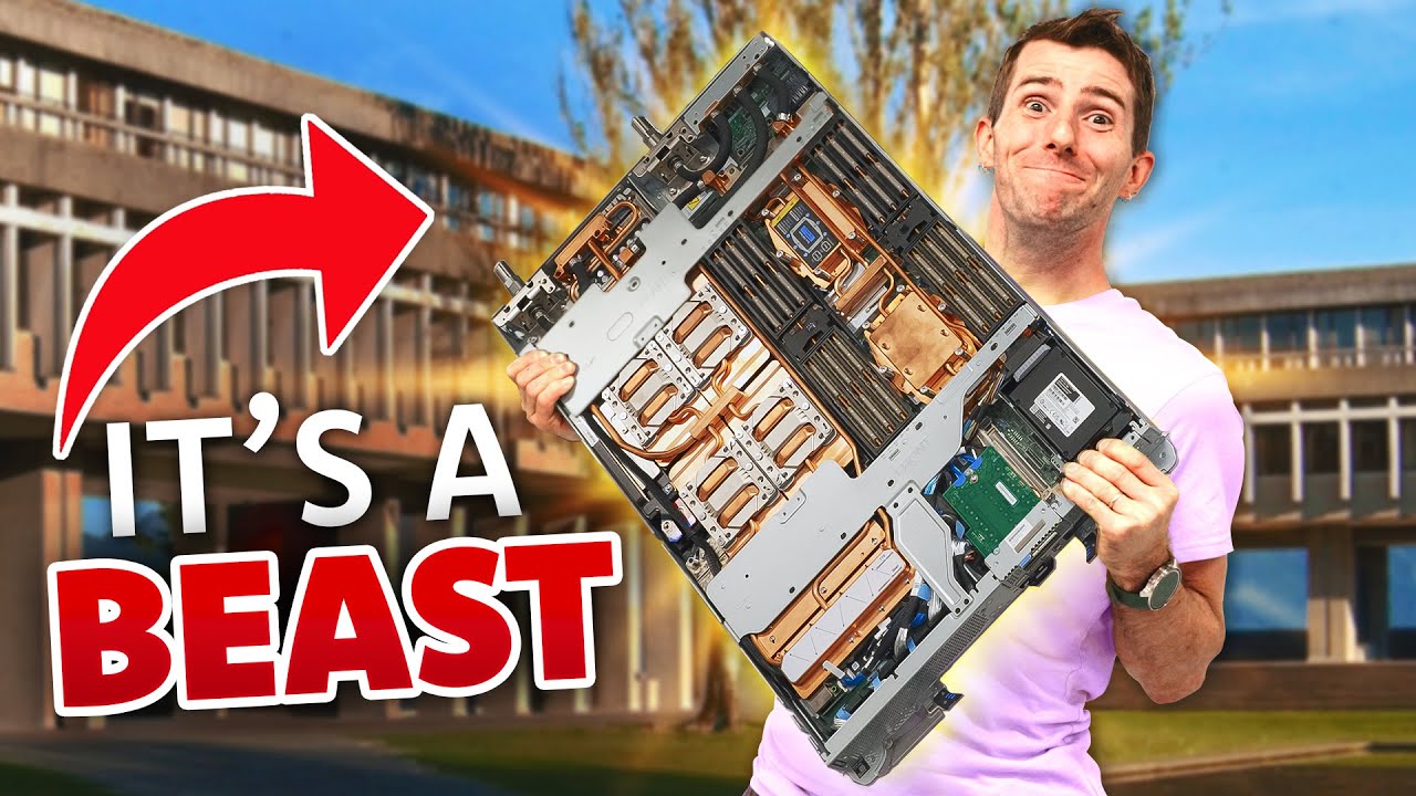 They let me take apart a SUPER COMPUTER