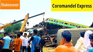 Train Accident Balasore. Coromandel Express accident. Train accident Orissa .