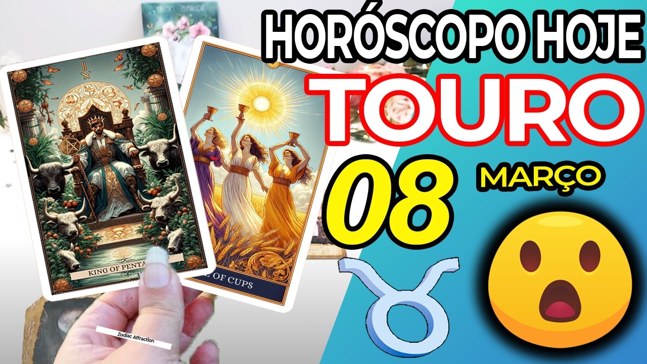 ☢️APARECERÁ DE REPENTE😲E MUDARÁ SUA VIDA💰 Touro ♉ 8 Março 2026 | Horoscopo do dia de hoje ♉ Tarot