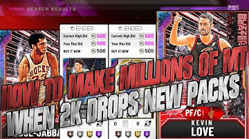 NBA2K20 - HOW TO MAKE *MILLIONS* OF MT WHEN NEW PACKS DROP!!! BEST SNIPE FILTERS TO USE TO MAKE MT!!