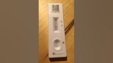 Positive Antigen lateral flow test for SARS-CoV-2 (Omicron variant) Timelapse