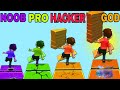 GOD VS NOOB VS PRO VS HACKER in Shortcut Run