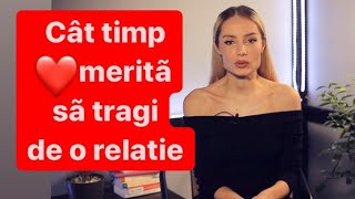 Cat timp merita sa "tragi" de o relatie.