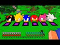 I Found UNDERGROUND PORTAL SONIC SUPER SONIC KNUCKLES AMY ROSE SHADOW SONIC SILVER in Minecraft