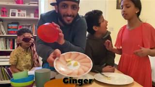 BLINDFOLD EATING CHALLENGE (HILARIOUS)