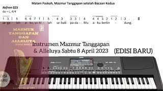Instrumen Mazmur Tanggapan ( EDISI BARU ) - Malam Paskah Setelah Bacaan Kedua Sabtu 8 April 2023