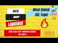12: Class 12th || CS Unit III(DBMS) || DQL SQL Queries (Most Asked Topic) || Chapter-3 SQL Part-5