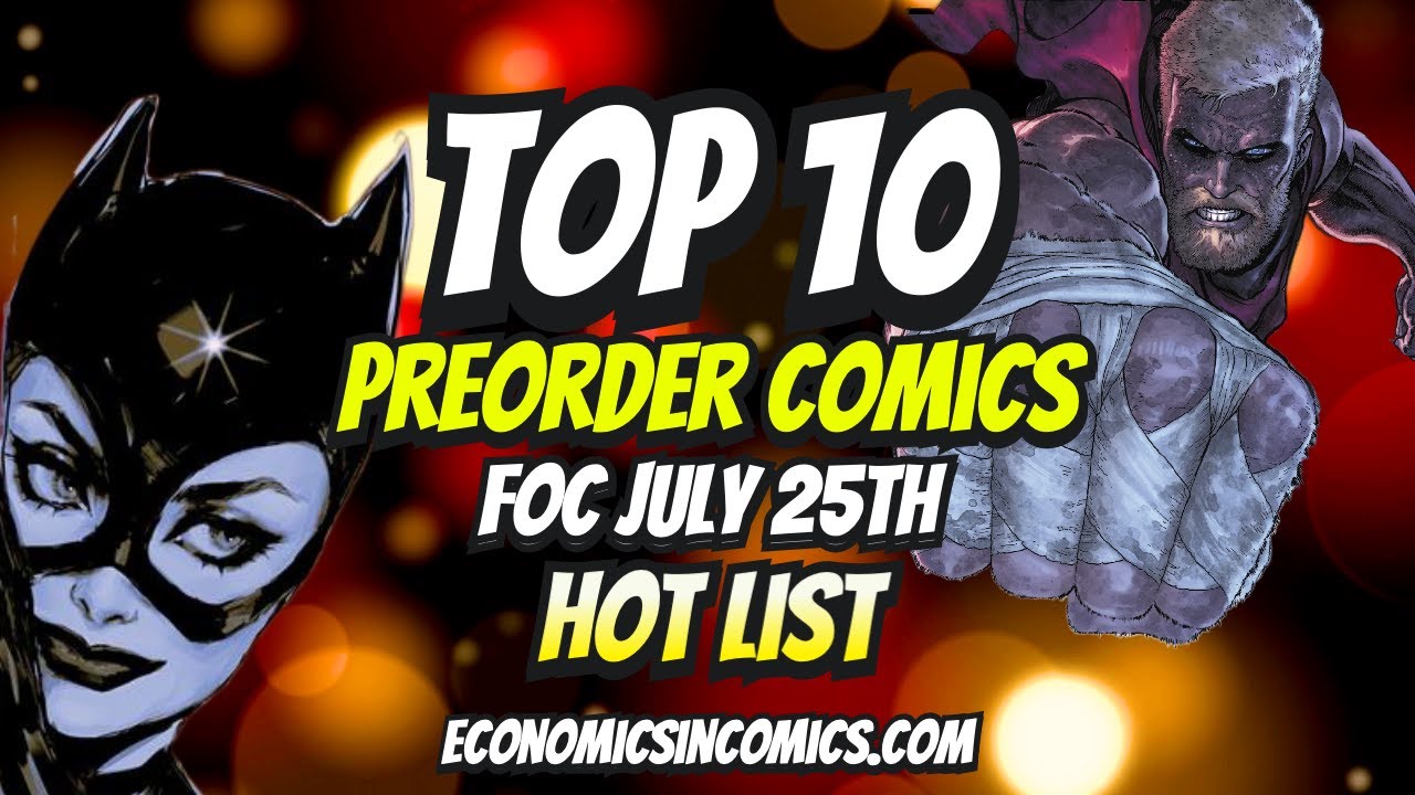 TOP 10 PREORDER COMICS TO BUY HOT LIST 💲🔥💲 This Weeks FOC Final Order
