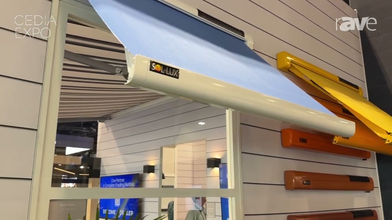 CEDIA Expo 2026: Sol-Lux Features EOS Retractable Awning Solution for Windows