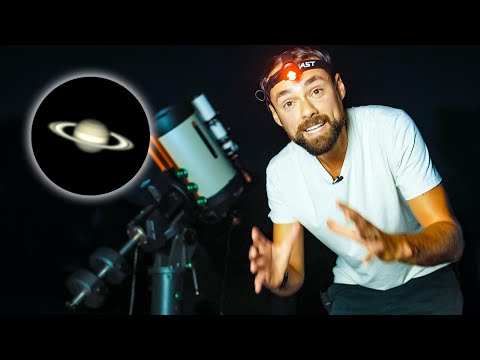 Video: Se poate vedea Saturn noaptea fără telescop?