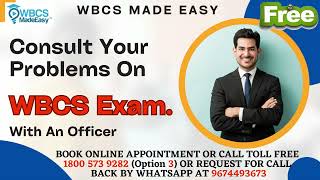 Discuss Your Problems ||  WBCS Examination || Free Consultation With WBCS Gr A Officer || 9674493673