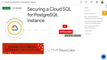 Securing a Cloud SQL for PostgreSQL Instance with Explanation | GSP920 | Qwiklabs.