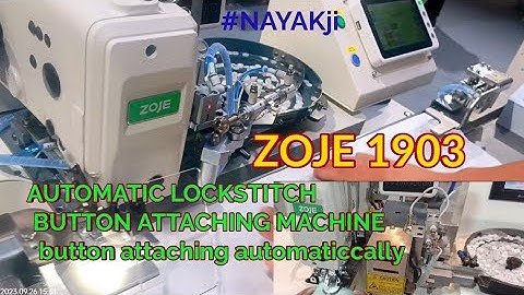 Buttons on clothes automatically #buttonattachingmachineautomatically #zoje1903 #fashion #zojesewing