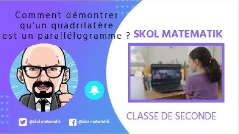 EXERCICE PARALLELOGRAMME VECTEUR