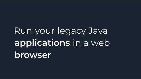 Webswig #shorts - Run your legacy Java app in a web browser