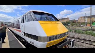 5Z50 91127 departing Peterborough station *MEGA TONES * 5th July