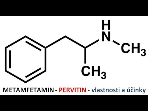 Metamfetamin - pervitin - vlastnosti a účinky