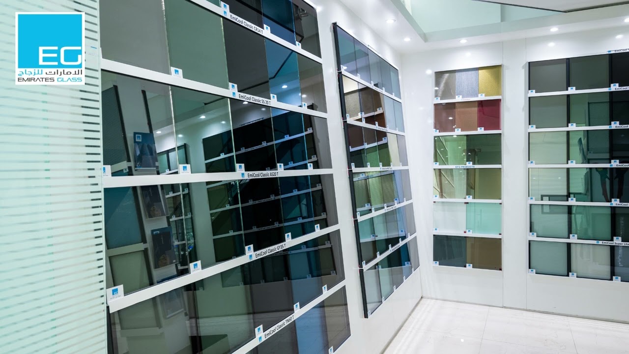 Glass Samples Showroom at Emirates Glass