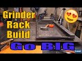 Ultimate Grinder Tool Storage Rack Welding Project