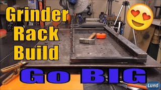 Ultimate Grinder Tool Storage Rack Welding Project