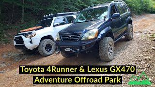 Lexus GX470 & Toyota 4Runner at Adventure Offroad Park!