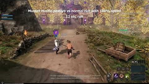 New World movement speed comparison