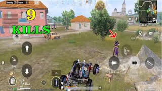 9 Kills Solo Vs Squads Gameplay BGMI New 3.1 Update