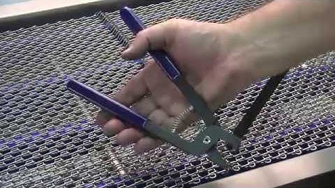 Wire Belt Company - Compact-Grid™ easy conveyor belt joining