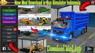 How To Download Mods In Bus Simulator Indonesia 100% real free app // MOD DOWNLOAD APP BUSSID screenshot 2