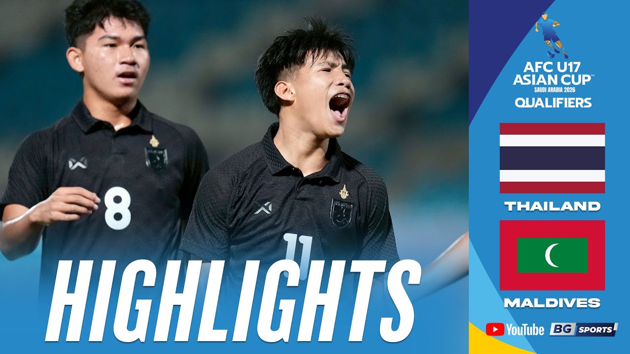HIGHLIGHTS : Thailand U17 vs Maldives U17 | AFC U17 Asian Cup™ Saudi Arabia 2026 Qualifiers