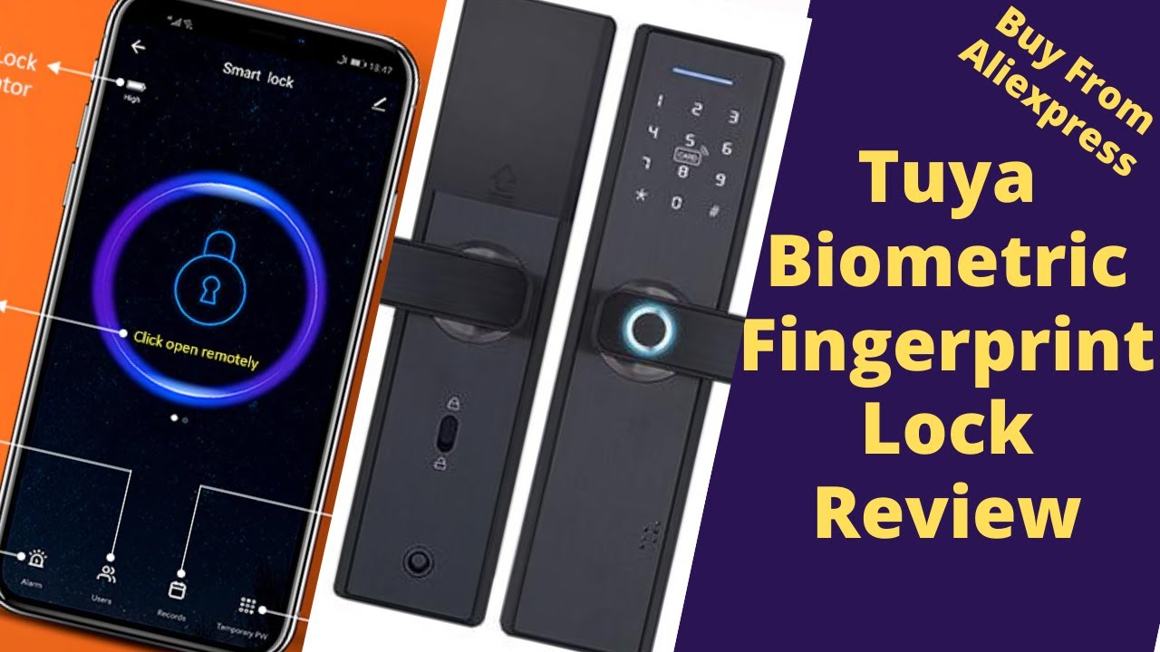 Tuya Biometric Fingerprint Lock Review Smart Door lock Digital Door lock Buy From
