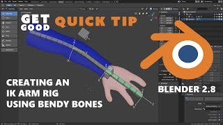 Creating an IK Arm Rig Using Bendy Bones