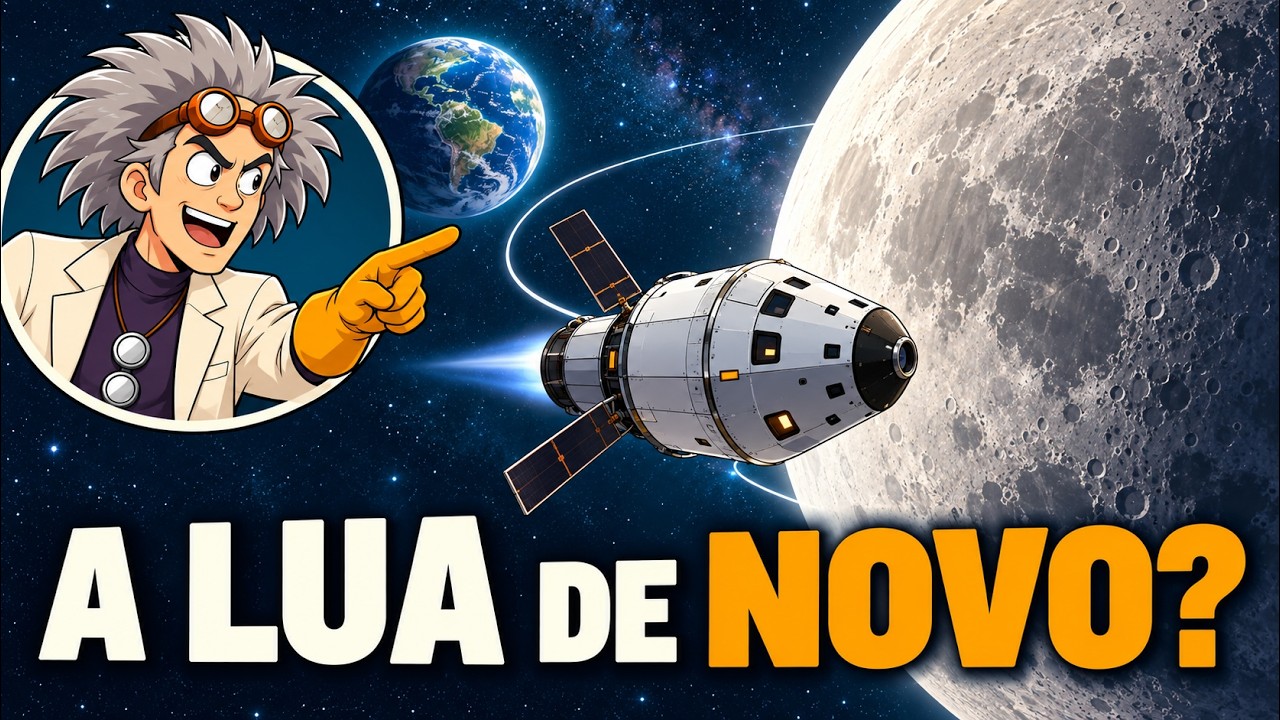 Miniatura original do episódio Artemis II: a viagem da Orion ao redor da Lua