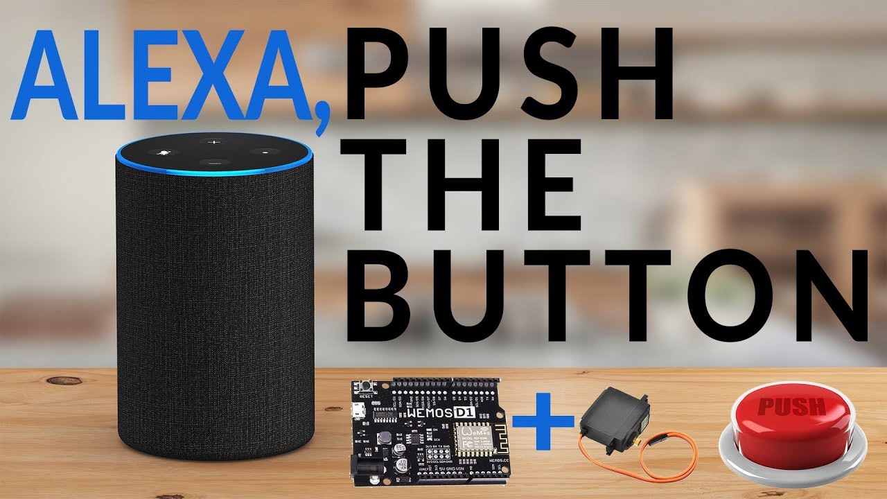 Alexa controlled servo to push ANY button | Less than $10! - YouTube