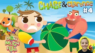 Chase &amp; Clarence: BEACH BULLY BREAKS BOUNCY BALL | DOH MUCH FUN Animated Shorts #4