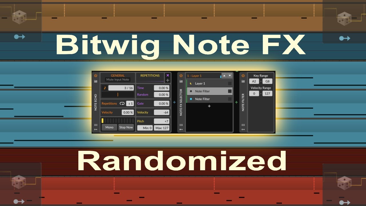 Bitwig Tutorial MIDI Variation Using Note FX & Randomness YouTube