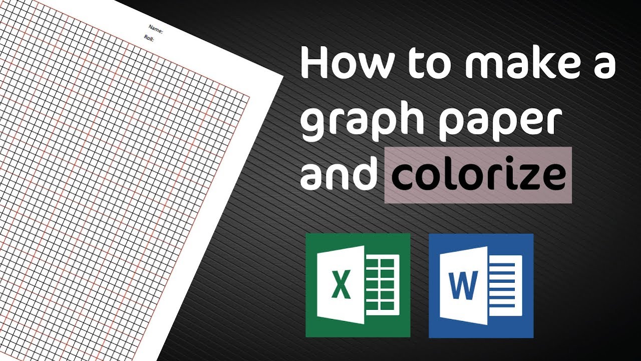 How Do I Print Graph Paper In Excel