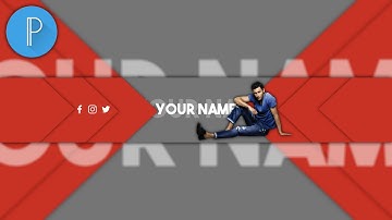 How to Make YouTube Banner Art Like a Pro on Android & iOS  Using PixelLab 🔥| YouTube Banner art