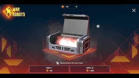 DSC Bootcamp 100 Crate Special Prize Opening! | War Robots