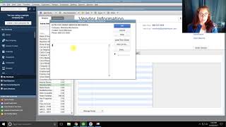 How to add a Vendor Note in QB