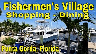 Fishermen's Village In Punta Gorda Florida. Shopping / Dining Punta Gorda Florida
