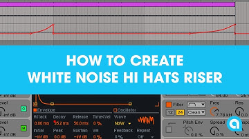 How To Create White Noise Hi Hats Riser [1 Minute Ableton Template]